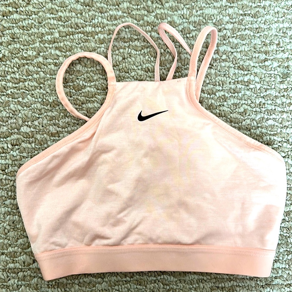 Nike strappy high neck sports bra